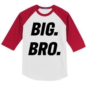 Big Brother Announcement Kids Colorblock Raglan Jersey