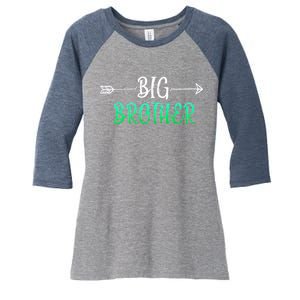 Big Brother Arrow Women's Tri-Blend 3/4-Sleeve Raglan Shirt