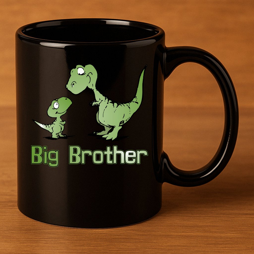 Big Brother Dinosaur 11oz C Handle Ceramic Mug