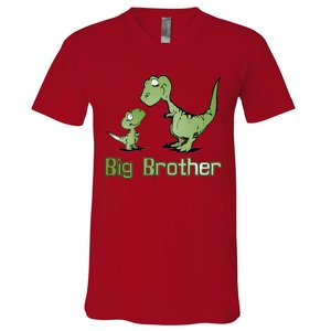 Big Brother Dinosaur V-Neck T-Shirt