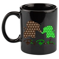 Big Brother Elephant Family 11oz C Handle Ceramic Mug
