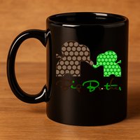 Big Brother Elephant Family 11oz C Handle Ceramic Mug