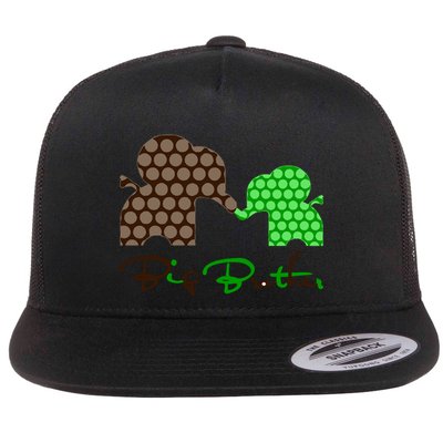 Big Brother Elephant Family Flatbill Hat