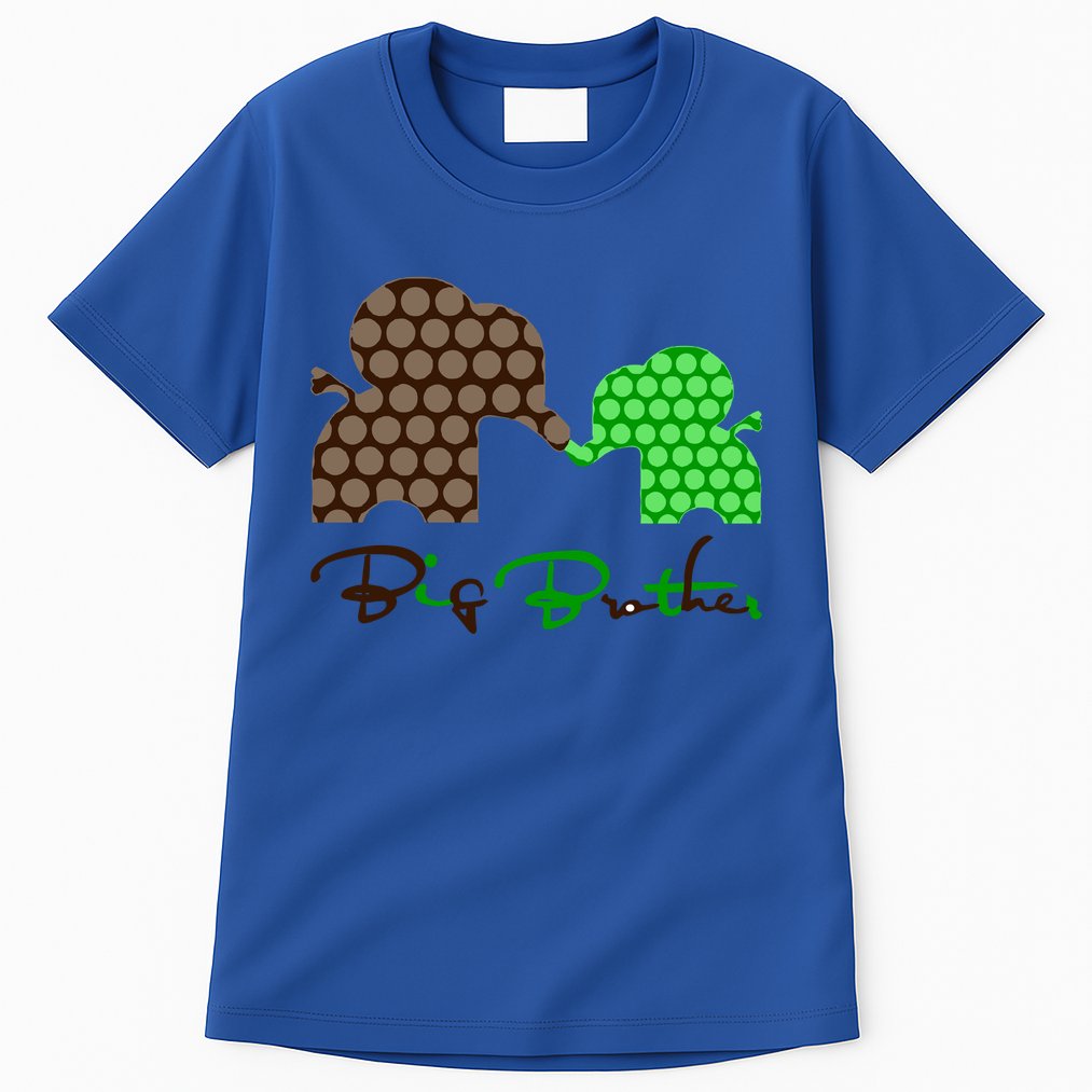 Big Brother Elephant Family Tall T-Shirt