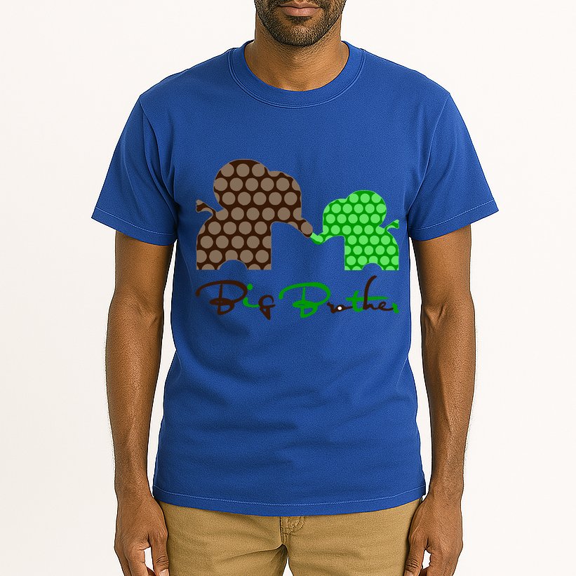 Big Brother Elephant Family Tall T-Shirt