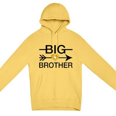 Big Brother Gold Heart Arrow Premium Pullover Hoodie