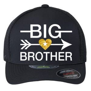 Big Brother Gold Heart Arrow Flexfit Unipanel Trucker Cap