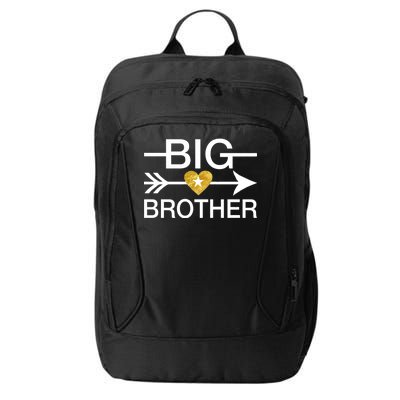 Big Brother Gold Heart Arrow City Backpack