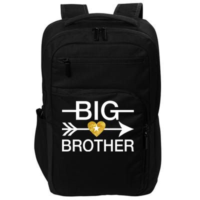 Big Brother Gold Heart Arrow Impact Tech Backpack