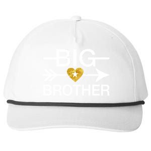 Big Brother Gold Heart Arrow Snapback Five-Panel Rope Hat