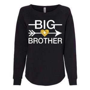 Big Brother Gold Heart Arrow Womens California Wash Sweatshirt