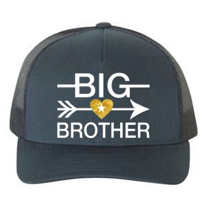 Big Brother Gold Heart Arrow Yupoong Adult 5-Panel Trucker Hat