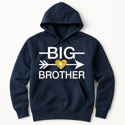 Big Brother Gold Heart Arrow Hoodie