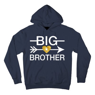 Big Brother Gold Heart Arrow Hoodie