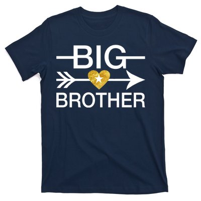 Big Brother Gold Heart Arrow T-Shirt