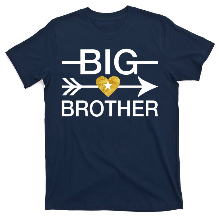 Big Brother Gold Heart Arrow T-Shirt