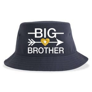 Big Brother Gold Heart Arrow Sustainable Bucket Hat