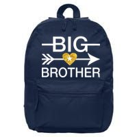Big Brother Gold Heart Arrow 16 in Basic Backpack