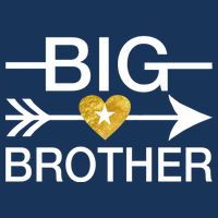 Big Brother Gold Heart Arrow 16 in Basic Backpack