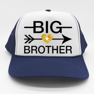 Big Brother Gold Heart Arrow Trucker Hat