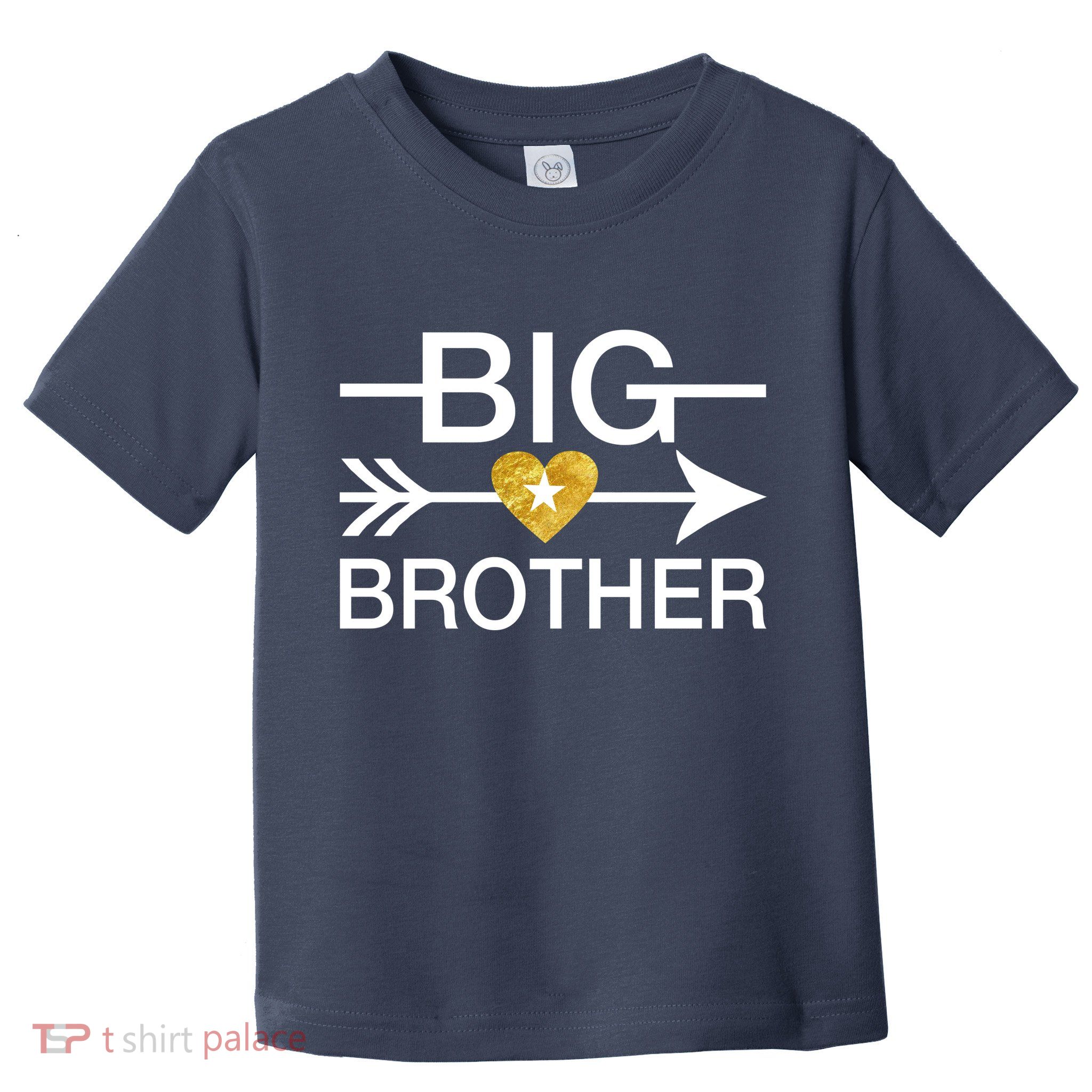 Big Brother Gold Heart Arrow Toddler T-Shirt