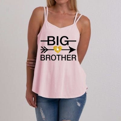 Big Brother Gold Heart Arrow Women's Strappy Tank