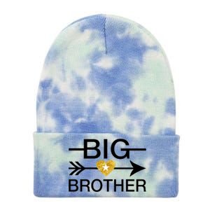 Big Brother Gold Heart Arrow Tie Dye 12in Knit Beanie