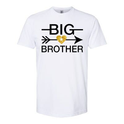 Big Brother Gold Heart Arrow Softstyle® CVC T-Shirt