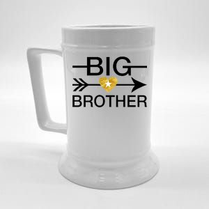 Big Brother Gold Heart Arrow Beer Stein