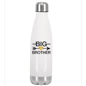 Big Brother Gold Heart Arrow Stainless Steel Insulated Water Bottle