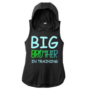 Big Brother In Training Ladies PosiCharge Tri-Blend Wicking Draft Hoodie Tank