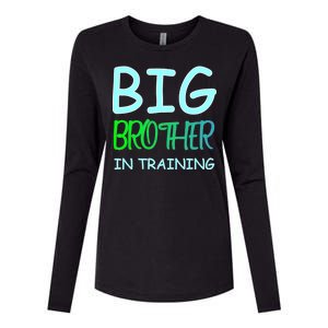 Big Brother In Training Womens Cotton Relaxed Long Sleeve T-Shirt