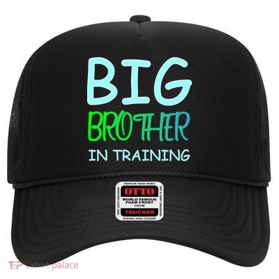 Big Brother In Training High Crown Mesh Back Trucker Hat