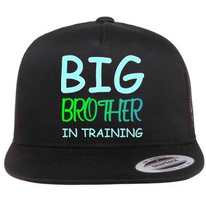 Big Brother In Training Flat Bill Trucker Hat