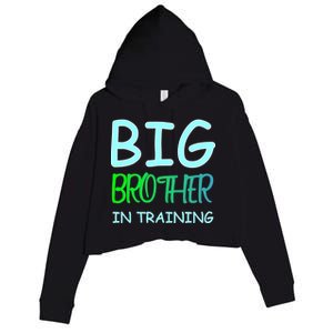 Big Brother In Training Crop Fleece Hoodie