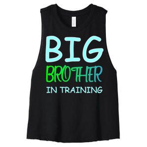 Big Brother In Training Women's Racerback Cropped Tank