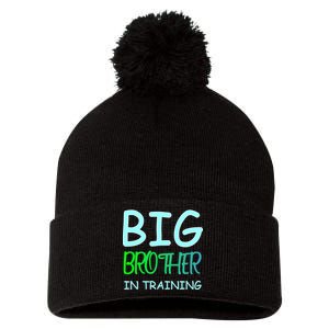 Big Brother In Training Pom Pom 12in Knit Beanie