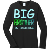 Big Brother In Training Ladies Long Sleeve Shirt