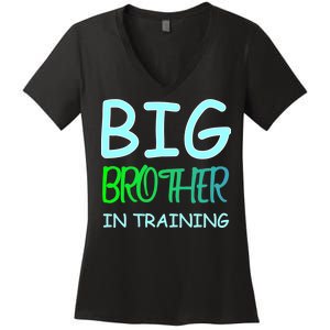 Big Brother In Training Women's V-Neck T-Shirt