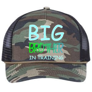 Big Brother In Training Retro Rope Trucker Hat Cap