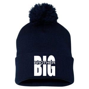 Big Brother Logo Pom Pom 12in Knit Beanie