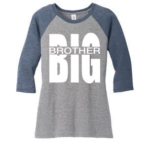 Big Brother Logo Women's Tri-Blend 3/4-Sleeve Raglan Shirt