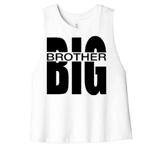 Big Brother Logo Women's Racerback Cropped Tank