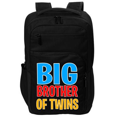 Big Brother of Twins Colorful Text Impact Tech Backpack