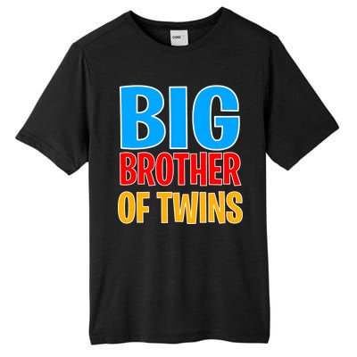 Big Brother of Twins Colorful Text Tall Fusion ChromaSoft Performance T-Shirt