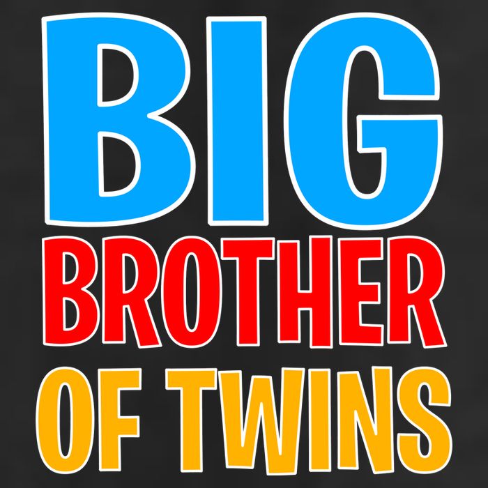 Big Brother of Twins Colorful Text Tumbler