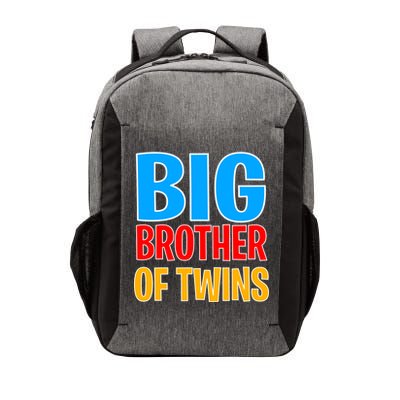 Big Brother of Twins Colorful Text Vector Backpack