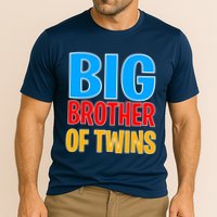 Big Brother of Twins Colorful Text Performance Shirt