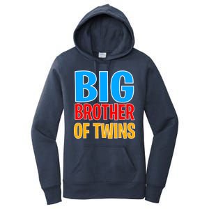 Big Brother of Twins Colorful Text Women's Pullover Hoodie