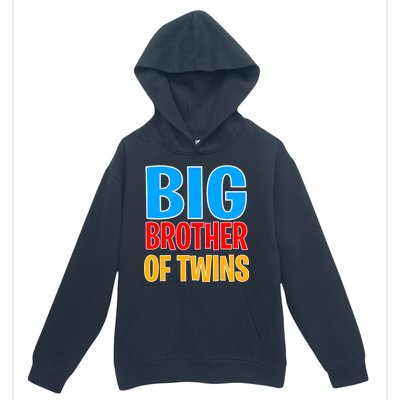 Big Brother of Twins Colorful Text Urban Pullover Hoodie